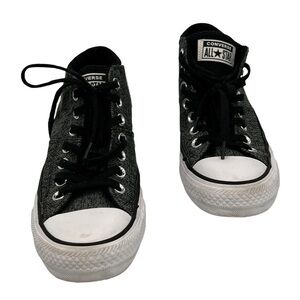 Converse Chuck Taylor Black All Star Madison Mid Top Sneakers Size 6 Women's